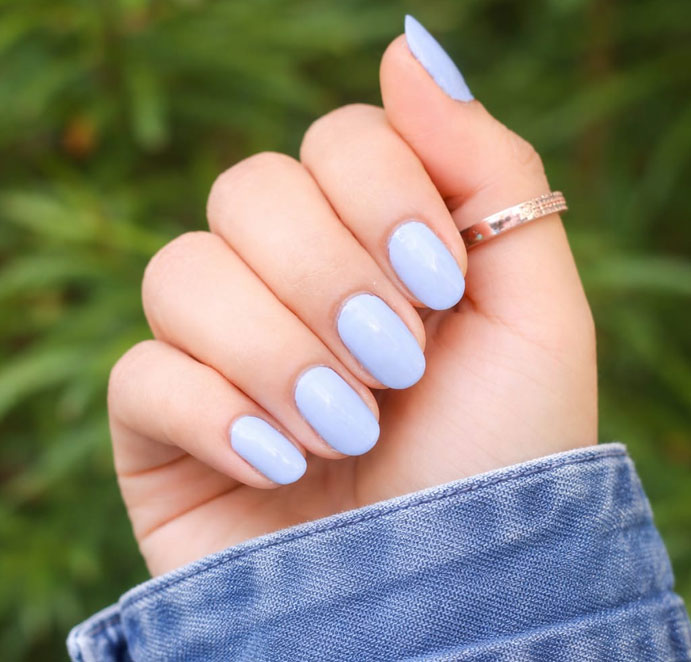 11 Clear Skies Open Light Blue Manicure